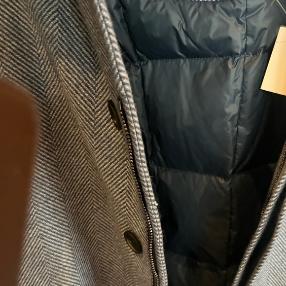 Norwegian Wool Jackets & Coats Luxury Spread Collar Herringbone